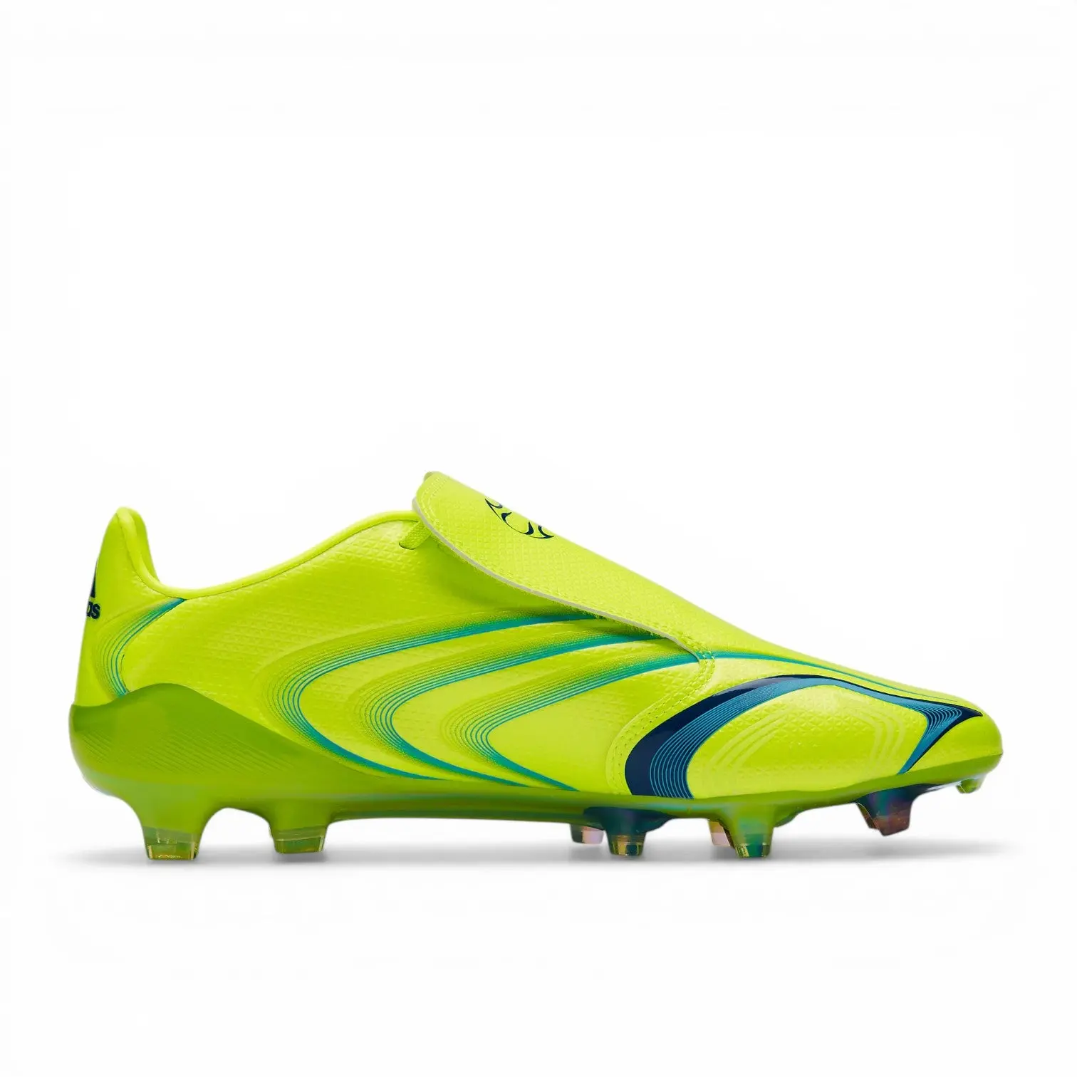 Adidas F50 Elite x Tunit FG - Citron Lucide/Team Bleu Royal/Aquamarine Lucide - Image 3