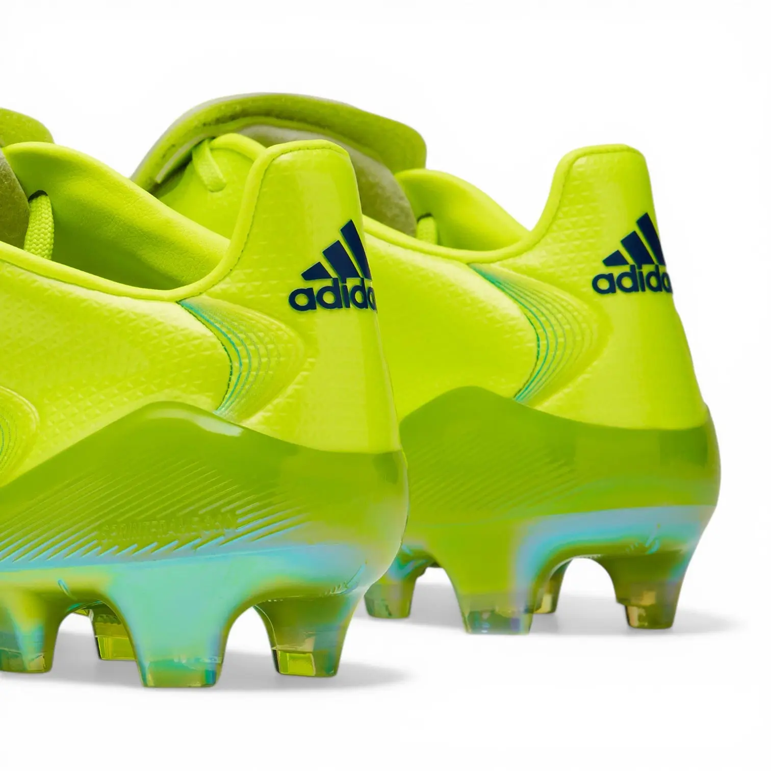Adidas F50 Elite x Tunit FG - Citron Lucide/Team Bleu Royal/Aquamarine Lucide - Image 6